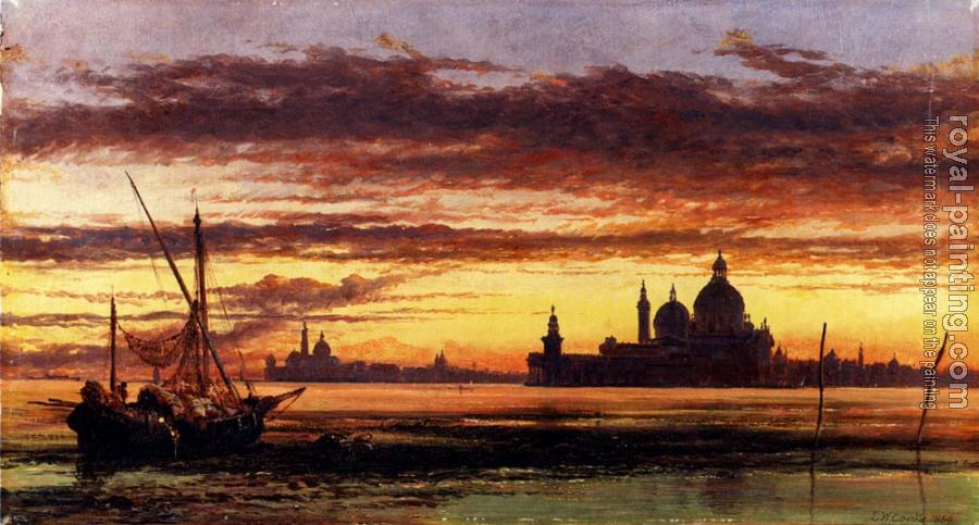 Edward William Cooke : Sunset Sky Salute And San Giorgio Maggiore